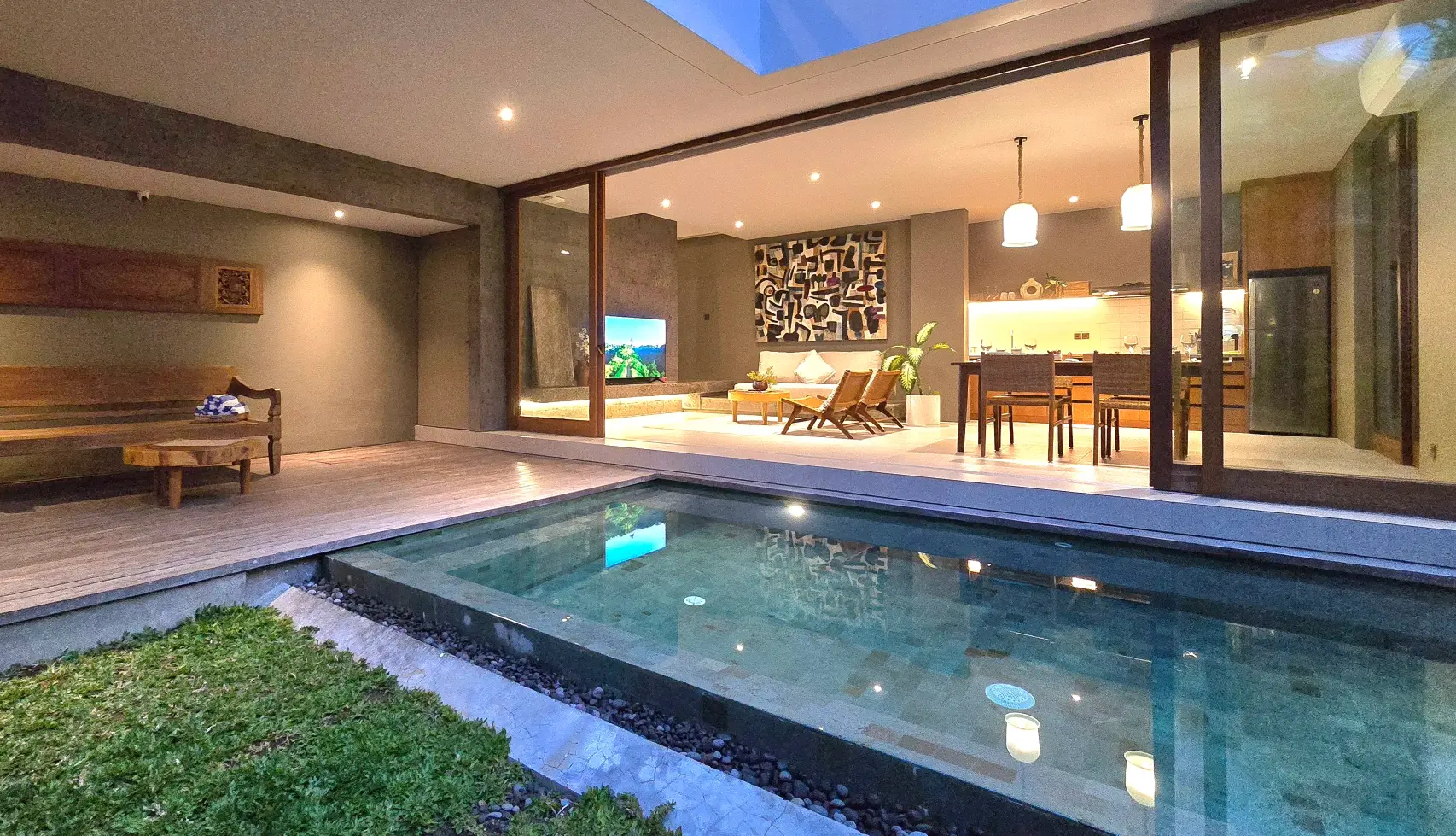 Pulang Villas aerial view